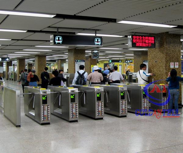 Parc d'attractions/stade/tourniquet de scanner de codes barres de sites