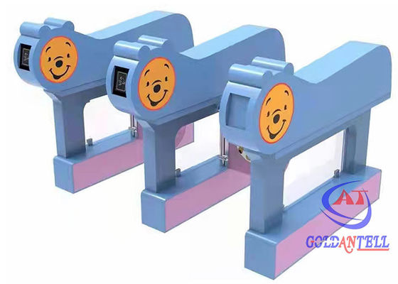 Unique Waterproof Kids Turnstiles Gate Dual Lane Security Control No Touch With Coin Acceptor