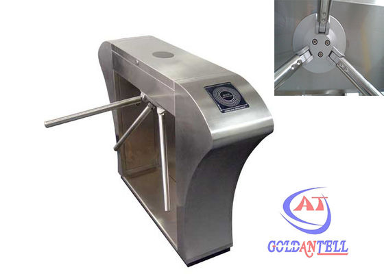 Passage Width 600 MM Full Automatic Tripod Barrier Gate With Coin Accepter / Counter Function