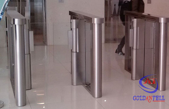 Card / Wrist Bands Reader Electronic Turnstile Door 304 Stainless Steel Custom