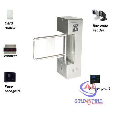 Passage Bidirectional Mechanism swing Barrier Gate with RFID card / fingerprint