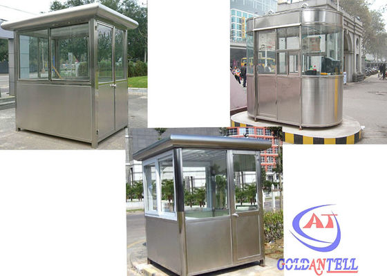 Durable Prefab Security Sentry Box Steel Structure sandwich panel door