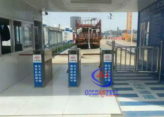Bi Directional Semi Automatic Tripod Turnstile Gate With Qr Barcode Reader