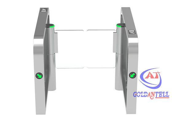 Stadium Gym Swing gate Turnstile With QR / Barcode Reader For Access Control