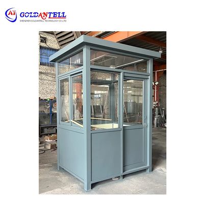 SS 1.2×1.5×2.4m Security Guard House Assemble Guard Booth 5 Minutes Installation