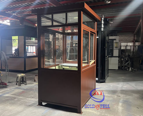 Color Steel Portable Office Security Cabin with Customized Color and size