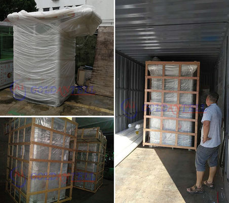 Luxury Portable Security Booth 1500x2400mm Steel Industrial Design