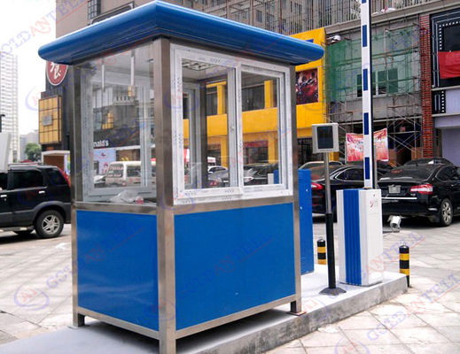 Color Steel Portable Office Security Cabin with Customized Color and size