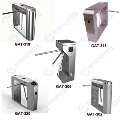 Revolving Tripod Turnstile with 550mm-600mm Passage Width 30-40 Persons/Min Pass Speed and 220~240/110 V(AC) Power Supply