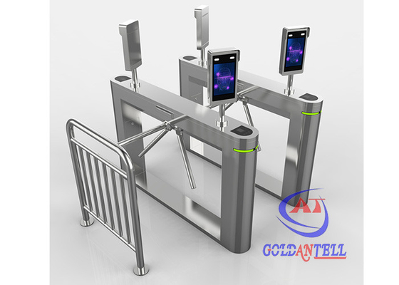 Barcode RFID Temperature Face Recognition Tripod Turnstile Gate