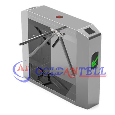 Dual QR Code Reader Access Control Turnstile with LED Guidance High-Precision Anti-Tailgating Solution