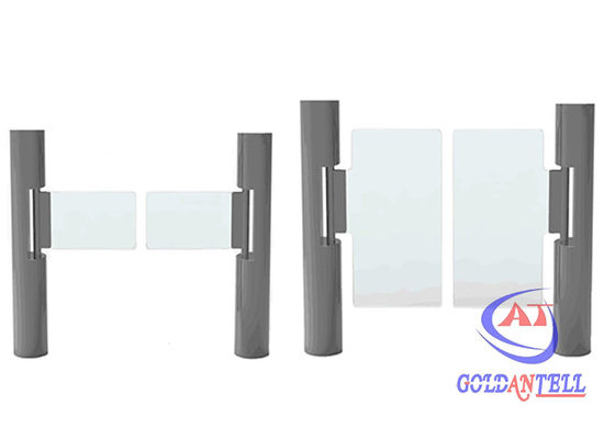 Anti Tailgating SS316 Cylindrical Swing Turnstile RS485