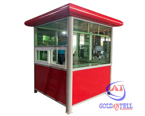 Long Life Outdoor Security Guard Booth For Ticket Office Parking Lot Sentry Post