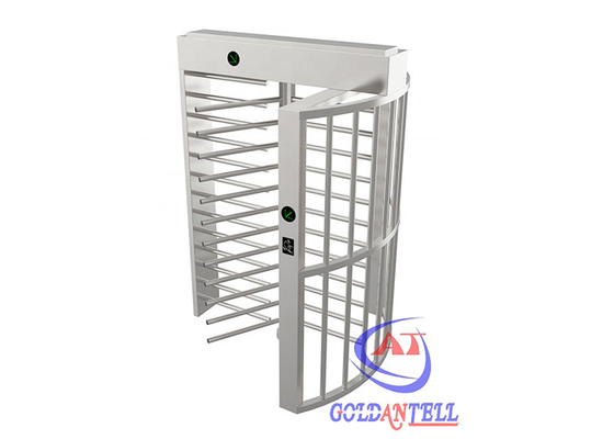 RFID Card Face Full Height Turnstile High Saftey Single / Double Lane For Prison