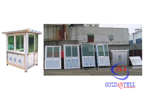Cabine de House Assemble Guard de garde de sécurité de solides solubles 1.2×1.5×2.4m installation de 5 minutes