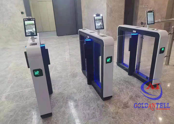 Tourniquets électroniques de contrôle d'accès de barrière d'oscillation avec le système thermique de compteur de scanner de sécurité