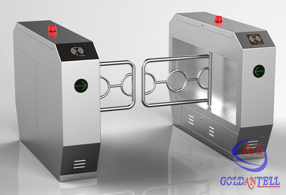 LED Display Alarm Security Swing Barrier Gate for Bus Station , Exhibition Hall and Airport
