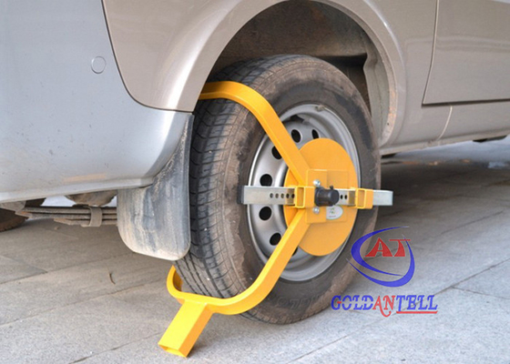 Brides de roue professionnelles jaunes/oranges de voiture pour des remorques/Motorhomes G.W 5.4KG