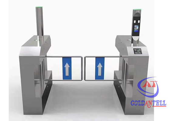 Acier inoxydable de la porte 304 handicapés de barrière d'oscillation pour le souterrain d'aéroport