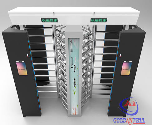 Tourniquet tournant facial 90/120 degrés de Code QR de carte de 304 SUS RFID de pleine taille extérieure