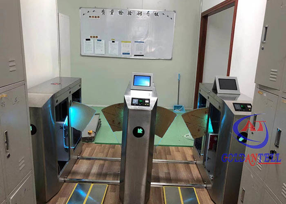Contrôle d'accès de porte de tourniquet d'aileron de sécurité avec le lecteur de NFC de lecteur de Code QR d'écran d'affichage à cristaux liquides