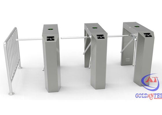 Mécanisme de porte de tourniquet de trépied de RFID, systèmes de sécurité d'entrée d'acier inoxydable