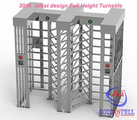 Carte de deux de porte d'accès pleins de taille de prison de tourniquet portes RFID de degré de sécurité et contrôle d'empreinte digitale