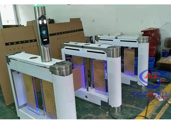 Lecteur AI Facial Recognition Turnstile de la porte RFID de barrière de tourniquet de Code QR/NFC