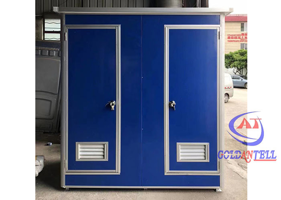 Kiosque de sécurité de cabine de sécurité de toilette de bureau de site portatif prêt à l'emploi