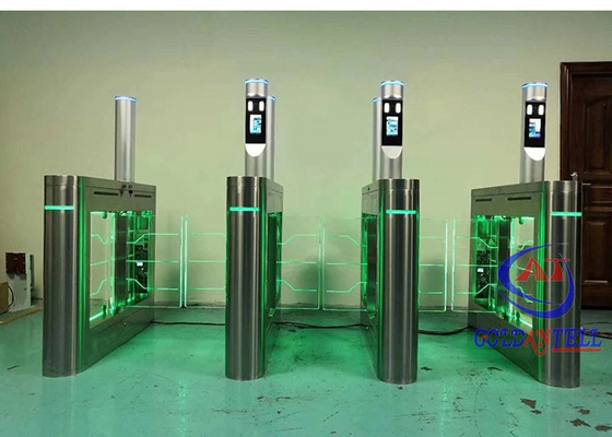 Tourniquet optique de contrôle d'accès d'oscillation de porte de reconnaissance des visages portative piétonnière de barrière