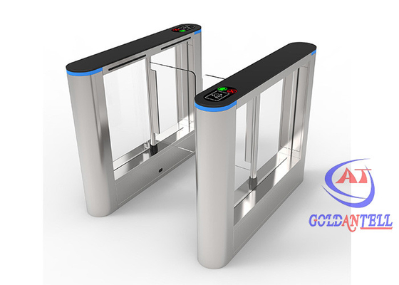 Le lecteur intelligent Barrier Swing Gate de Code QR font face à l'interdiction de franchissement de chenal piétonnière de scanner