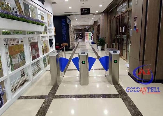1 dans 1 passage à grande vitesse automatique de porte de tourniquet de contrôle d'accès de la barrière NFC d'aileron