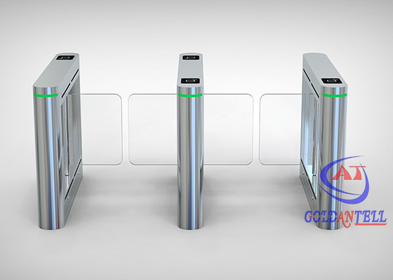 Matériel d'intérieur/extérieur d'acier inoxydable de largeur de Wing Pedestrian Turnstile Gate 900mm de double