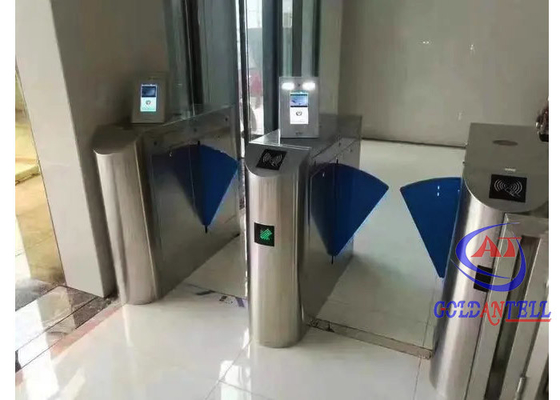 Lecteur RFID Tcp / Ip Flap Barrier Gate Intérieur Extérieur
