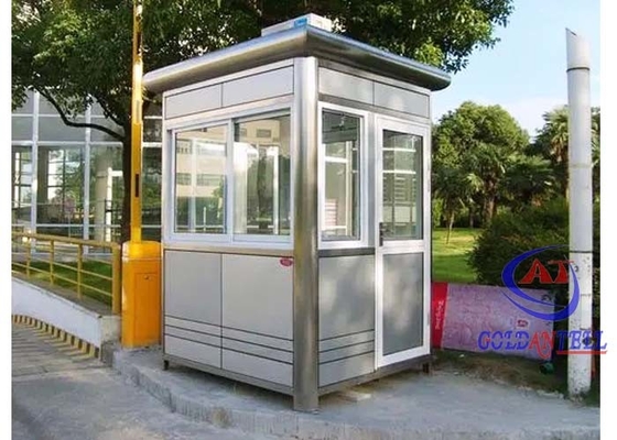 Couleur personnalisée en acier poste de sécurité pavillon de garde pour l' extérieur