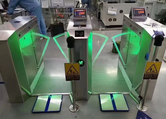 Système de portillon tripode ESD avec écran LCD 8 pouces, pédale et bracelet
