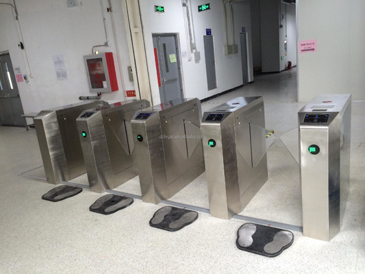 8-Inch LCD ESD Tester Turnstile Gate 1200mm Stainless Steel