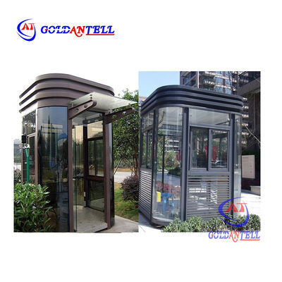 30 to 60 degrees Celsius Security Guard House with Steel Aluminum Wood Composite Panels Weight Approximately 200 to 500 Kilograms