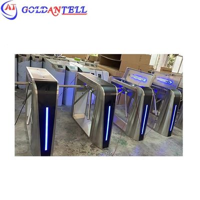 Automatic Half Height Turnstile Gate with Stainless Steel 304 IP54 Protection and 0.4s Barrier Open/Close Time