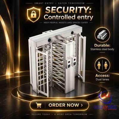 Selectable Non-electric Mechanical or Motorized Bio-auth Drive Single-person Ingress Turret CE