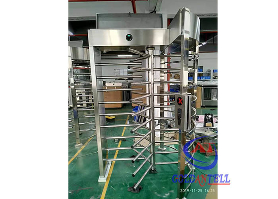 Acier inoxydable tournant mécanique de pleine de corps de tourniquet de porte poussée automatique de main