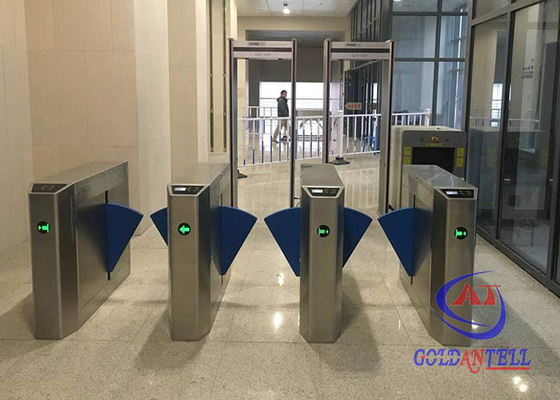 Porte piétonnière imperméable de barrière d'entrée de la sécurité IP54 avec RFID automatique LED Ditector
