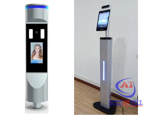 Température corporelle mesurant le tourniquet facial de reconnaissance avec l'assistance de temps de biométrie de Digital Touchless de la caméra 3d