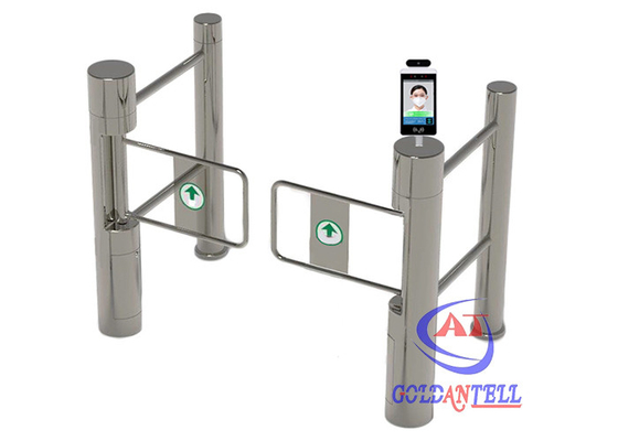 Porte thermique de barrière d'oscillation de capteur de la mesure IR de Zkteco