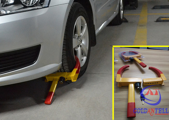 La largeur réglable de peinture rouge a vendu la bride de roue sûre pour la moto ou le SUV ou le petit Van