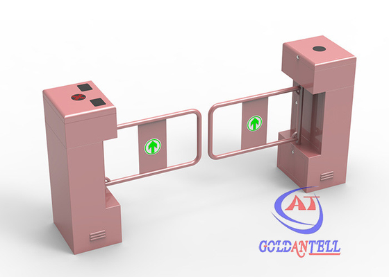 Porte de tourniquet d'oscillation de bras du lecteur de cartes d'Esd RS485 SUS304 90cm