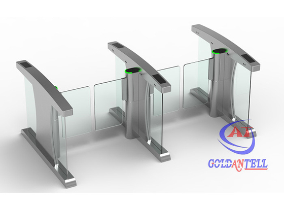 Le scanner biométrique solides solubles double porte de tourniquet de Speedlane de canaux