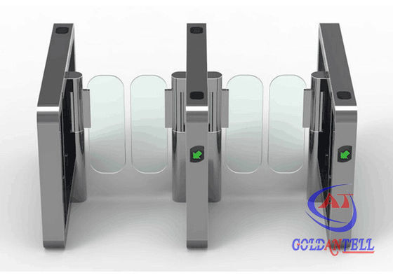 Anti Punching 0.6s Tempered Glass Full Height Turnstile