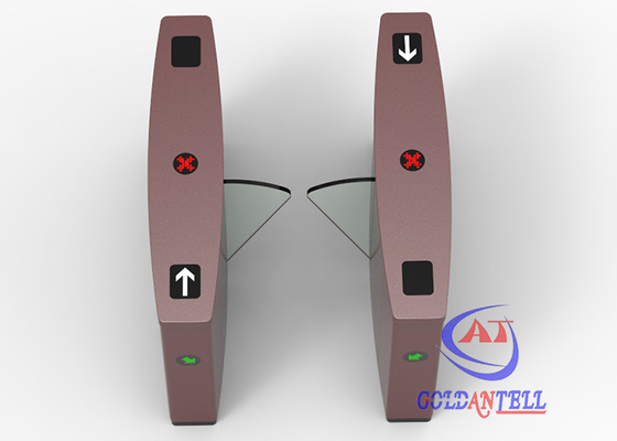 Porte en verre acrylique 40person/Min de barrière d'aileron de SS316 0.6s