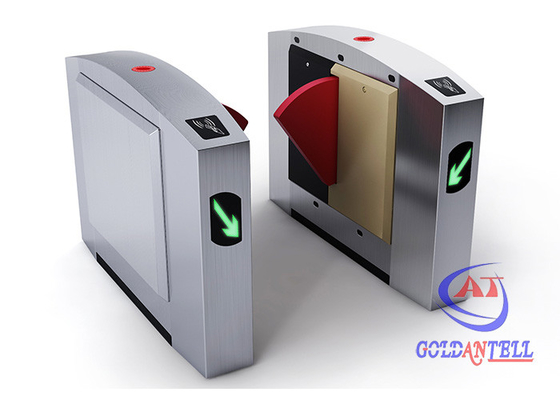 Anti porte biométrique double de poinçon de barrière d'aileron des canaux 0.6s